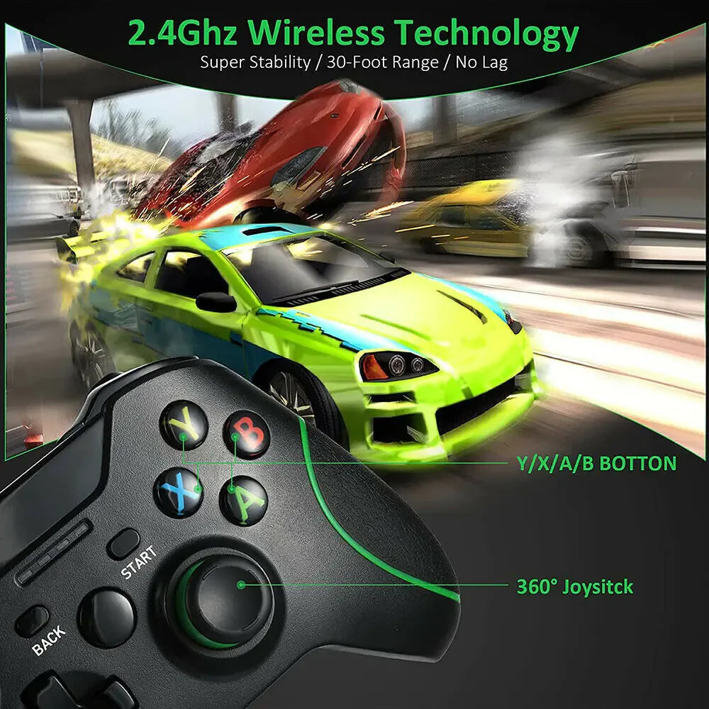 Wireless Controller For Microsoft Xbox One / S / X / E / Windows 7 8 10 PC 2.4G - Essential Tech