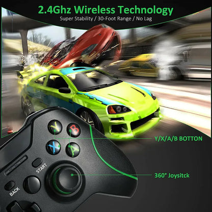 Wireless Controller For Microsoft Xbox One / S / X / E / Windows 7 8 10 PC 2.4G - Essential Tech