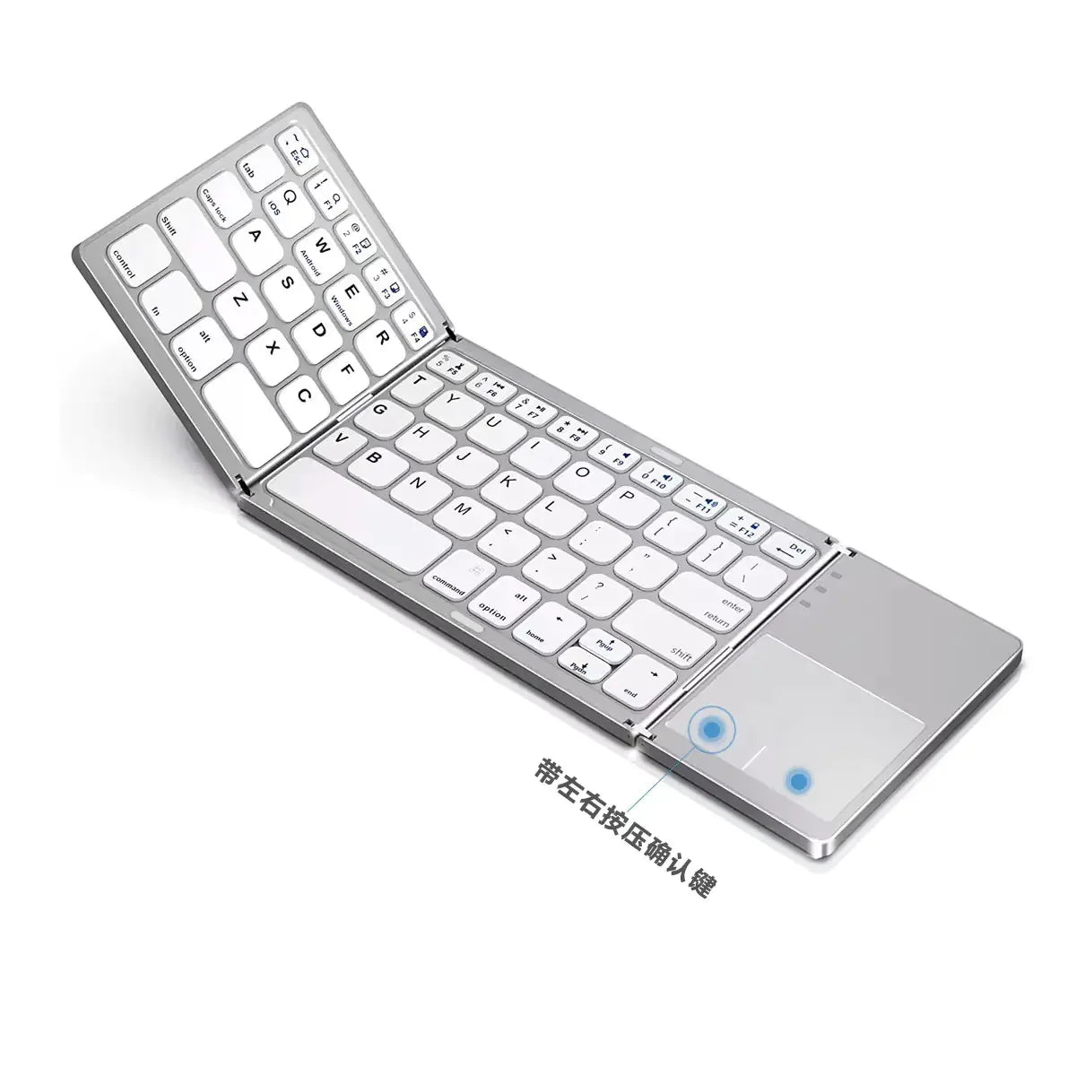 New Mini Wireless Bluetooth Folding Keyboard BO33 - Essential Tech