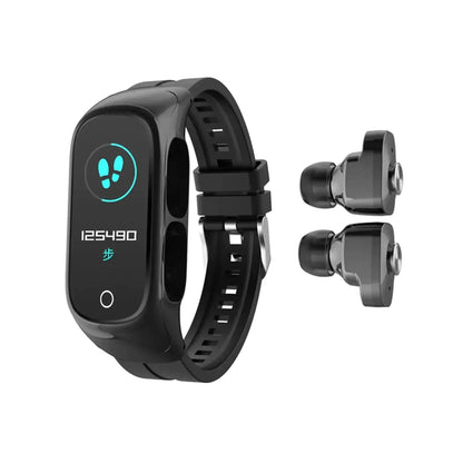 2-In-1 Smart Watch & Earbuds Fitness True Wireless Combo - Essential Tech
