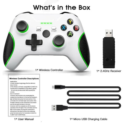 Wireless Controller For Microsoft Xbox One / S / X / E / Windows 7 8 10 PC 2.4G - Essential Tech