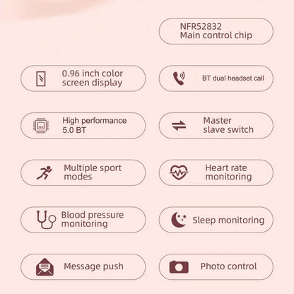 2-In-1 Smart Watch & Earbuds Fitness True Wireless Combo - Essential Tech